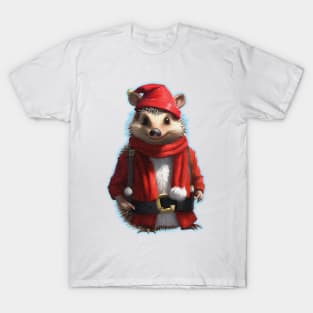 Santa Hedgehog T-Shirt